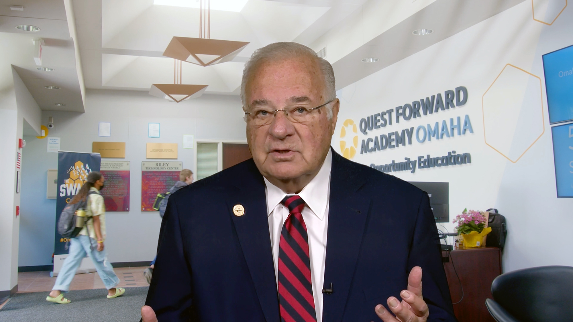Video still: Opportunity Education Founder, CEO, and Benefactor Joe Ricketts discusses the challenges facing education today.