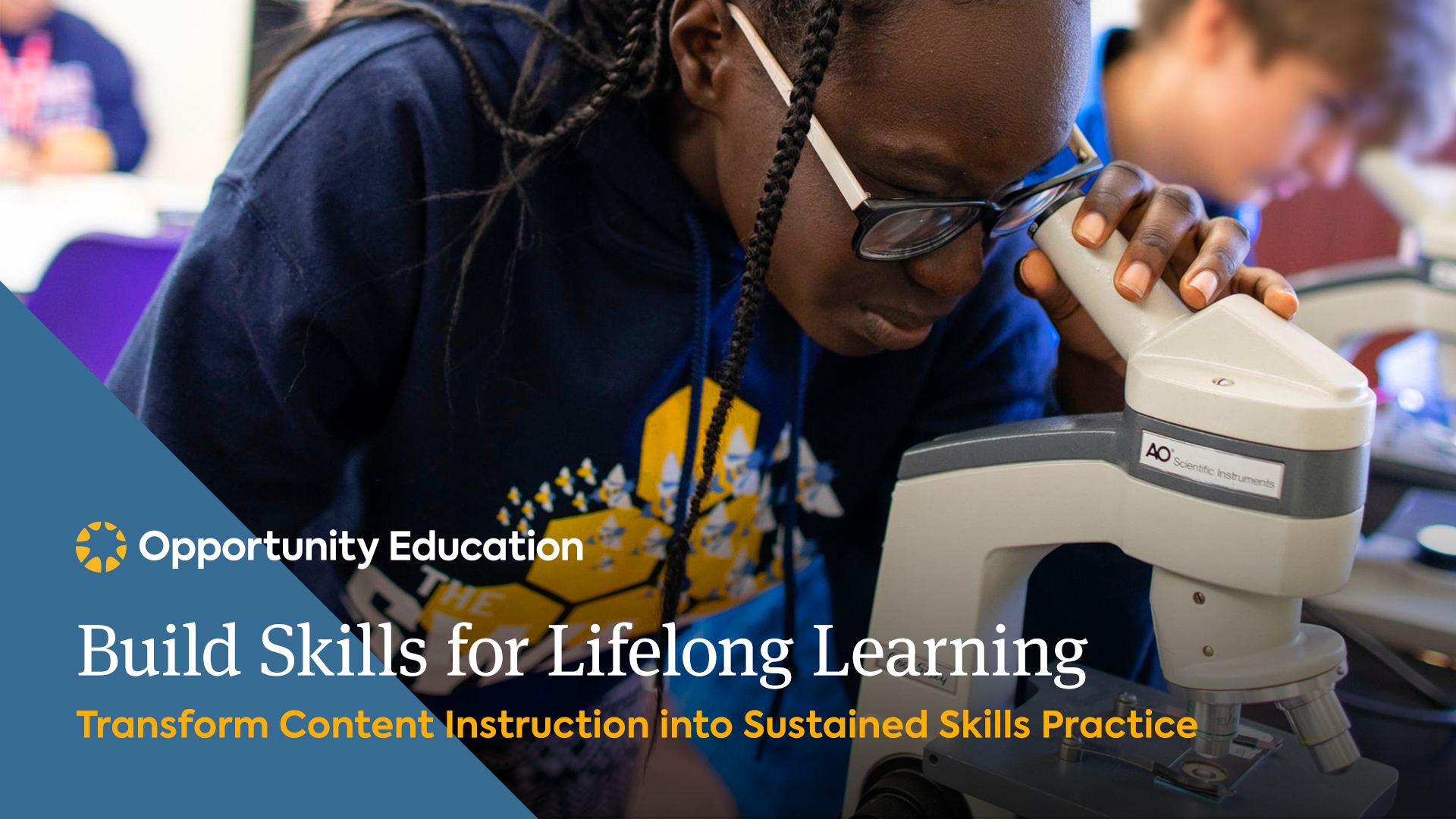 Join Opportunity Education to learn how to transform content learning into sustained skills practice at your high school.